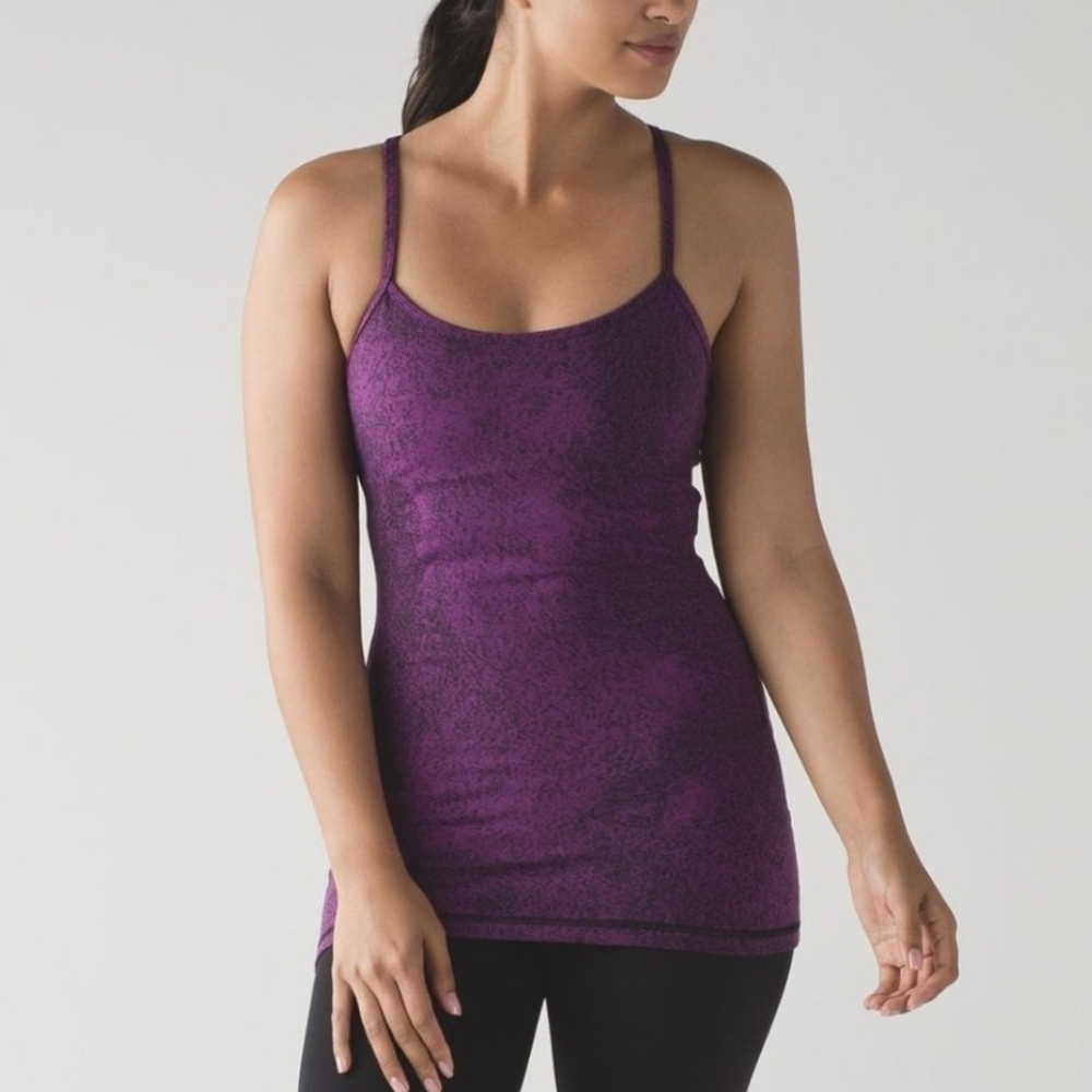lululemon athletica Women's Dark Purple Camisole Size 8